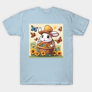 Fluttering Fantasia: Rabbit Radiance T-Shirt